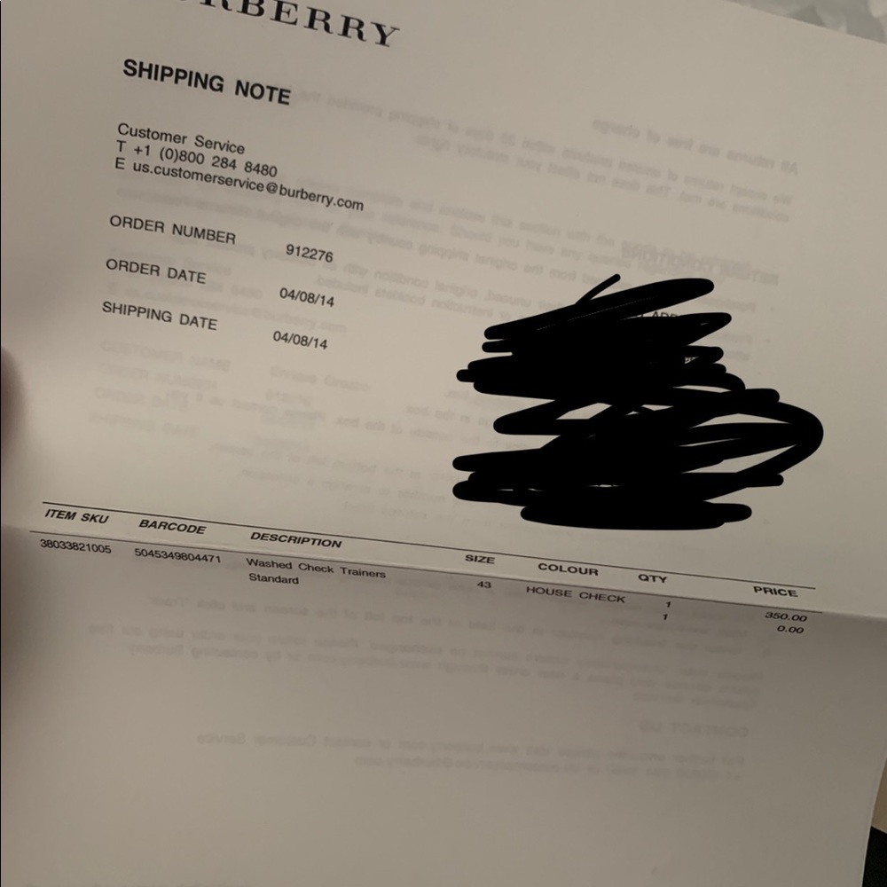 Burberry sneakers - Picture 3 of 3